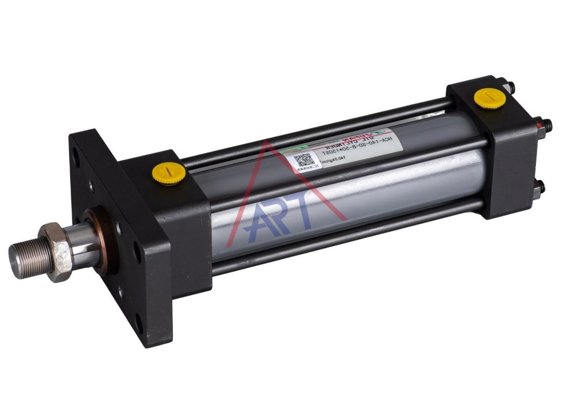 ² de action de la pression d'utilisation de cylindre hydraulique de tirant de double de base d'écart-type de JUFAN 70kgf/Cm - ² de 140kgf/Cm